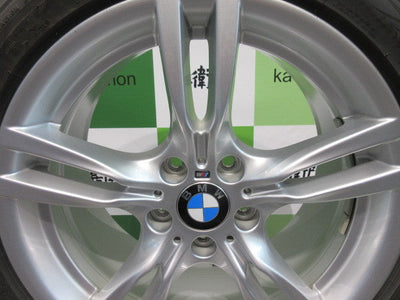 綺麗系！　新品タイヤ付きセット　BMW　3シリーズ【車種】BMW　3シリーズ　F30　F31【ホイール】BMW　純正　ダブルスポーク400M　【タイヤ】コンチネンタル（横浜青葉店）