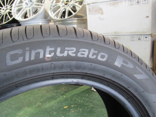 【タイヤ】PIRELLI CINTURATO P7 245/50-19 中古サマータイヤ4本（港北）