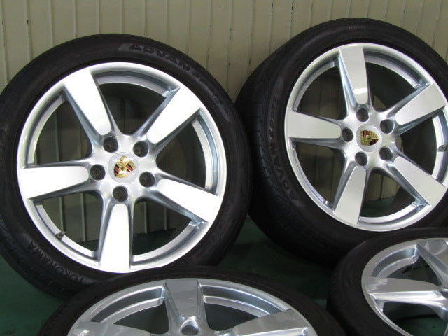 美品の冬セット・ケイマン・ボクスター【ホイール】Porsche（ポルシェ）981型　ケイマンS純正【タイヤ】ヨコハマ　アイスガードIG70（保土ヶ谷本店）