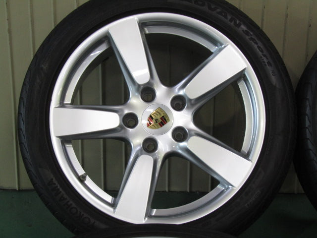 美品の冬セット・ケイマン・ボクスター【ホイール】Porsche（ポルシェ）981型　ケイマンS純正【タイヤ】ヨコハマ　アイスガードIG70（保土ヶ谷本店）