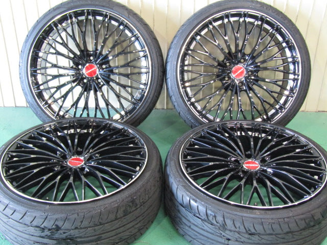 ガリキズ無しの美品・プリウス・クラウン【ホイール】レアマイスター　Tignanello（ティニャネロ）【タイヤ】ヨコハマ　ADVAN（アドバン）FREVA（フレバ）V701（保土ヶ谷本店）