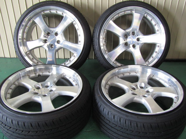 超希少絶版品・Sクラス・W140・W220・W221・W222・Sクーペ・C215・C216・C217【ホイール】RONAL製　Lorinser（ロリンザー）LM5【タイヤ】ブリヂストン　セイバーリングSL201（保土ヶ谷本店）