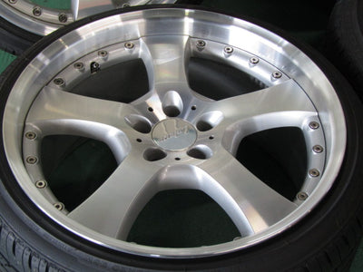 超希少絶版品・Sクラス・W140・W220・W221・W222・Sクーペ・C215・C216・C217【ホイール】RONAL製　Lorinser（ロリンザー）LM5【タイヤ】ブリヂストン　セイバーリングSL201（保土ヶ谷本店）