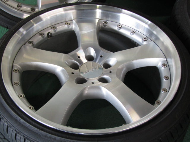 超希少絶版品・Sクラス・W140・W220・W221・W222・Sクーペ・C215・C216・C217【ホイール】RONAL製　Lorinser（ロリンザー）LM5【タイヤ】ブリヂストン　セイバーリングSL201（保土ヶ谷本店）
