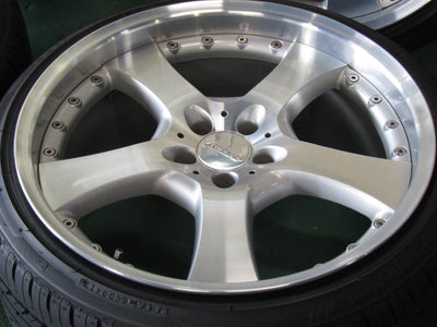 超希少絶版品・Sクラス・W140・W220・W221・W222・Sクーペ・C215・C216・C217【ホイール】RONAL製　Lorinser（ロリンザー）LM5【タイヤ】ブリヂストン　セイバーリングSL201（保土ヶ谷本店）