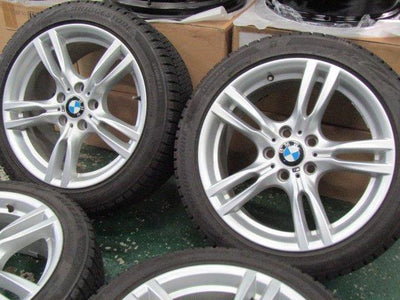 新品付き・3シリーズ・F30・F31・4シリーズ・F32・F33・F36【ホイール】BMW　F30　F31　3シリーズ　Mスポーツ純正　スタースポークスタイリング400M【タイヤ】ハンコック　ベンタスS1Evo3（港北店）
