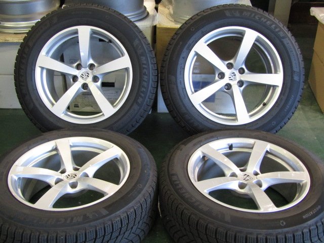 冬のお買い得セット・ポルシェ・マカン・マカンS【ホイール】ポルシェ　95b系　マカン　ベースグレード前期純正【タイヤ】ピレリ　アイスゼロアシンメトリコ（保土ヶ谷本店）