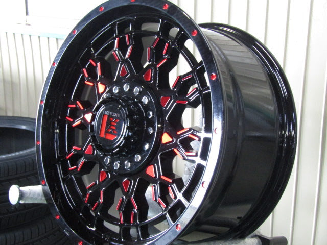 赤字処分価格・プラド・ハイラックス【ホイール】オフビート　LEXXEL（レクセル）PreDator（プレデター）【タイヤ】MONSTA（モンスタ）テレーングリッパー（港北店）