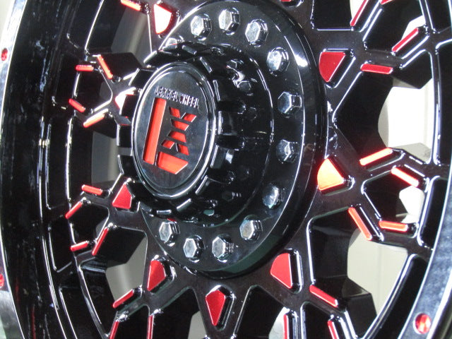 赤字処分価格・プラド・ハイラックス【ホイール】オフビート　LEXXEL（レクセル）PreDator（プレデター）【タイヤ】MONSTA（モンスタ）テレーングリッパー（港北店）