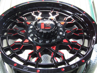 赤字処分価格・プラド・ハイラックス【ホイール】オフビート　LEXXEL（レクセル）PreDator（プレデター）【タイヤ】MONSTA（モンスタ）テレーングリッパー（港北店）