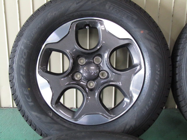 限定冬セット・Jeep・レネゲード【ホイール】クライスラー　BV13系　Jeepレネゲード　ロンジチュード純正【タイヤ】ピレリ　アイスゼロアシンメトリコ（保土ヶ谷本店）