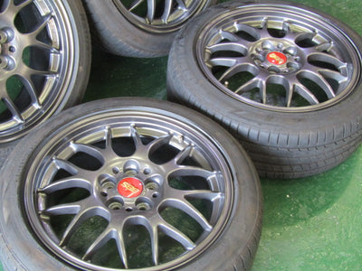 プリウス・86・BRZ・カローラツーリング【ホイール】BBS　RG-R　RG714　Forged　DBカラー【タイヤ】MINERVA（ミネルバ）F205（港北店）