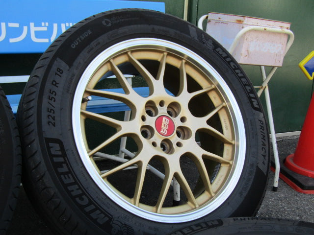 プリウス・86・BRZ・ゴールド【ホイール】BBS　RG-R　Forged　RG747【タイヤ】MINERVA（ミネルバ）F205（港北店）