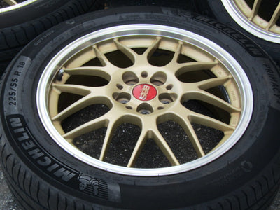 プリウス・86・BRZ・ゴールド【ホイール】BBS　RG-R　Forged　RG747【タイヤ】MINERVA（ミネルバ）F205（港北店）
