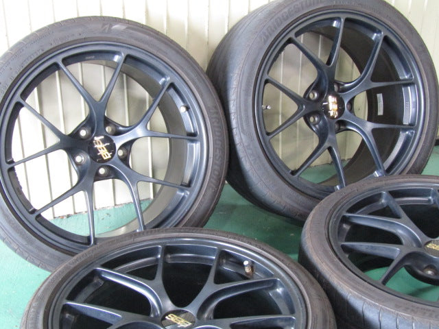 超人気鍛造・レクサス・RC-F・日産・フェアレディZ・Z34・RZ34【ホイール】BBS　RI-D　Forged　超超ジュラルミン　マットブラック　ホイールのみ【タイヤ】無し（保土ヶ谷本店）