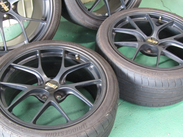 超人気鍛造・レクサス・RC-F・日産・フェアレディZ・Z34・RZ34【ホイール】BBS　RI-D　Forged　超超ジュラルミン　マットブラック　ホイールのみ【タイヤ】無し（保土ヶ谷本店）