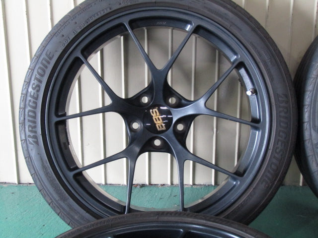超人気鍛造・レクサス・RC-F・日産・フェアレディZ・Z34・RZ34【ホイール】BBS　RI-D　Forged　超超ジュラルミン　マットブラック　ホイールのみ【タイヤ】無し（保土ヶ谷本店）