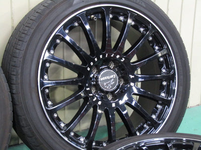 ▲発送限定品▼・Aクラス・W177・Bクラス・W247・CLAクラス・C118・X118【ホイール】カールソン　1/16RSR・GT　ブラックエディション【タイヤ】ヨコハマ　Ecos（エコス）ES31（保土ヶ谷本店）