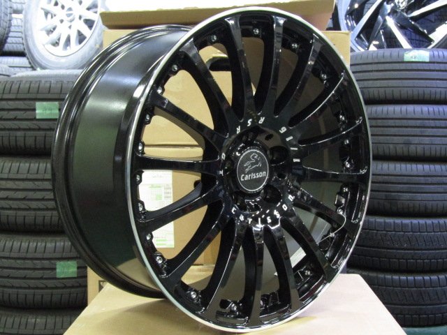 現品特価価格・クラウン・カムリ・GS・IS・マークX・ティアナ【ホイール】カールソン　1/16RSR・GT　ブラックエディション【タイヤ】コンチネンタル　エクストリームコンタクトDWS06Plus（港北店）