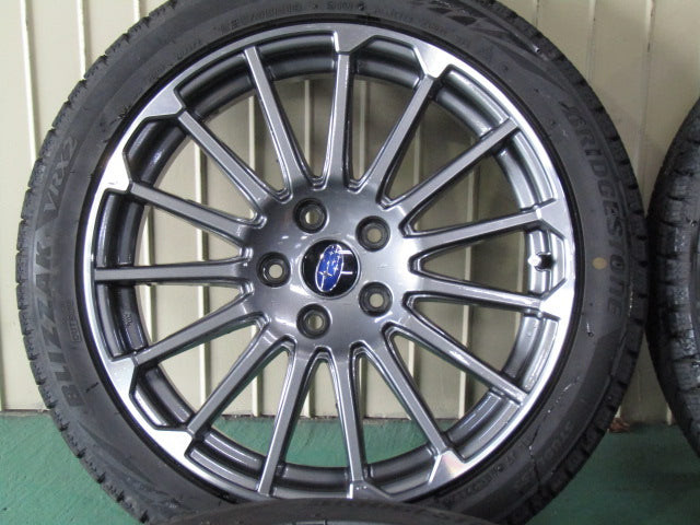 STIで冬セット・スバル・レヴォーグ・STIスポーツ【ホイール】スバル　VM系　レヴォーグ　STIスポーツ純正　エンケイ製【タイヤ】ピレリ　アイスゼロアシンメトリコ（保土ヶ谷本店）