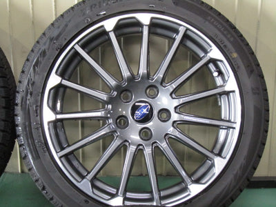 STIで冬セット・スバル・レヴォーグ・STIスポーツ【ホイール】スバル　VM系　レヴォーグ　STIスポーツ純正　エンケイ製【タイヤ】ピレリ　アイスゼロアシンメトリコ（保土ヶ谷本店）