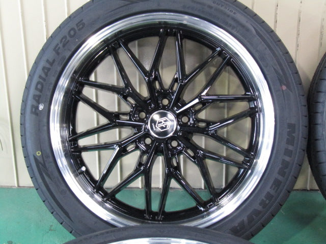 1台限定・ハリアー・CX-5・デリカD:5・CX-5・RAV4【ホイール】嘉衛門オリジナル　Kフォース　Talis（タリス）未使用品【タイヤ】MINERVA（ミネルバ）F205（保土ヶ谷本店）