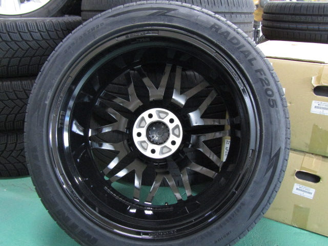 1台限定・ハリアー・CX-5・デリカD:5・CX-5・RAV4【ホイール】嘉衛門オリジナル　Kフォース　Talis（タリス）未使用品【タイヤ】MINERVA（ミネルバ）F205（保土ヶ谷本店）