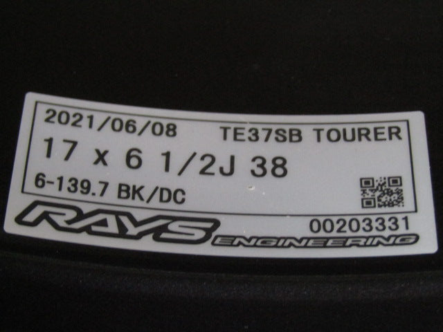 ガリキズ無しの美品・ハイエース・レジアスエース【ホイール】RAYS（レイズ）ボルクレーシングTE37SB　Tourer　Forged【タイヤ】ヨコハマ　PARADA（パラダ）PA03　109/107S（保土ヶ谷本店）