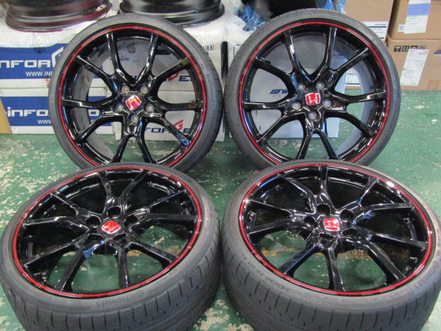 超希少・ガリキズ無し【ホイール】ホンダ　FK8系　シビック　タイプR純正【タイヤ】コンチネンタル　スポーツコンタクト6（港北店）