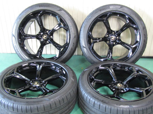 レンジローバー　新品22インチホイール　タイヤ6.５分山　ヴォーグ 22インチ Black ホイール ( 4本セット ) ランドローバー レンジ