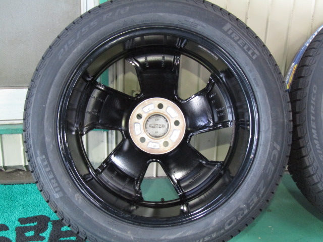 限定価格・ボルボ・V60クロスカントリー【ホイール】ボルボ　ZB系　V60クロスカントリー純正　5スポーク-1069【タイヤ】ピレリ　アイスゼロアシンメトリコ（保土ヶ谷本店）