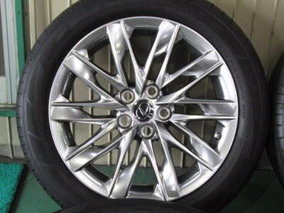 ガリキズ無しの美品・レクサス・LS500【ホイール】レクサス　50系　LS500　バージョンL純正【タイヤ】ダンロップ　SPスポーツMAXX050　ランフラット（保土ヶ谷本店）