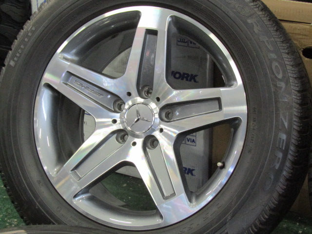 【車種】メルセデスベンツ　Gクラス【ホイール】メルセデスベンツ　W463　Gクラス　G550純正　AMG5スポーク　新車外し品【タイヤ】ヨコハマ　アイスガードG075　SUV （港北店）