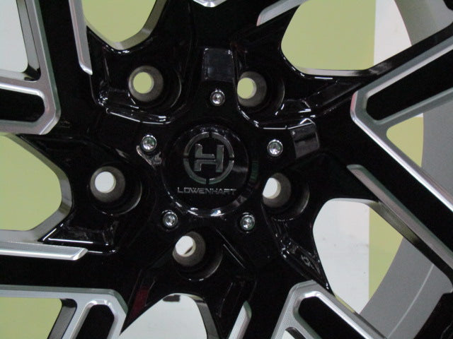【車種】トヨタ　日産　三菱　マツダ【ホイール】レーベンハート　GXL206　ブラック＆ポリッシュ　未使用品【タイヤ】トーヨー　オープンカントリーR/T （港北店）