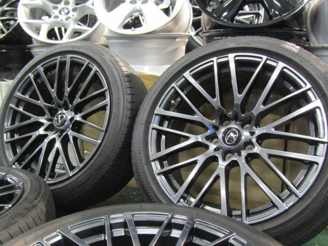 【車種】レクサス【ホイール】BBS製　TRD　レクサス　LS500専用　鍛造ホイール　ダイヤモンドグレーメタリック【タイヤ】ブリヂストン　トランザT005　ランフラット （港北店）
