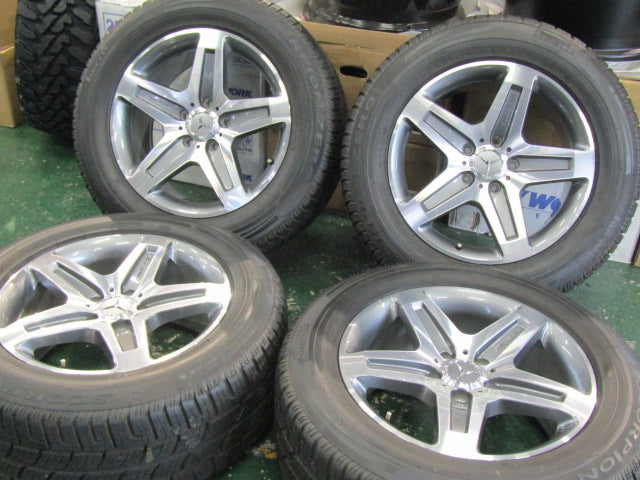【車種】メルセデスベンツ　Gクラス【ホイール】メルセデスベンツ　W463　Gクラス　G550純正　AMG5スポーク　新車外し品【タイヤ】ヨコハマ　アイスガードG075　SUV （港北店）