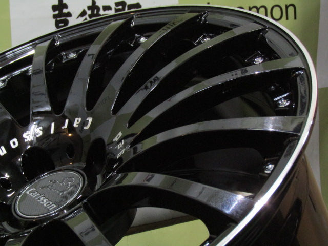 【車種】トヨタ　アルファード　セルシオ　日産　スカイライン　シーマ【ホイール】カールソン　1/16RSF　GT　ブラックエディション　未使用品【タイヤ】弊社指定輸入タイヤ （港北店）